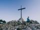 Croix sur le sommet des Aiguilles de Baulmes (13 septembre 2020).