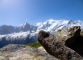 Cairn face au Mont Blanc (8 juin 2014)