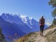 Le sentier se poursuit face au Mont Blanc (21 septembre 2019)