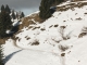 Sentier balisé menant à Joux Plane (2 janvier 2019)