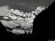 Vue sur la Corne au Taureau depuis Samoëns (2 janvier 2019)