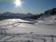 Le lac gelé de Joux Plane (Avril 2009)