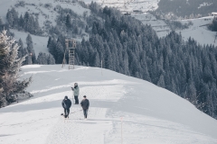 Sentier sur le Col de Joux Plane (2 janvier 2019)