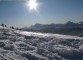 Massif des Aravis au fond (Avril 2009)