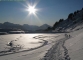 Le lac gelé de Joux Plane (Avril 2009)