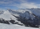 Panorama sur la Tête de Bostan, les Dents d'Oddaz, les Dents Blanches, et le Criou (Février 2010)