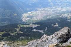 Vue depuis le Dérochoir (12 août 2023)