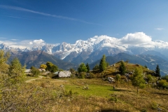 Magnifique panorama sur la Chaine du Mont-Blanc (28 septembre 2017)