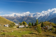 Magnifique panorama sur la Chaine du Mont-Blanc (28 septembre 2017)