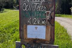 Au départ du sentier (29 mai 2025)