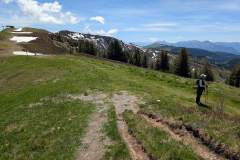 Le sentier part à droite (29 mai 2025)