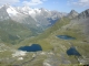 Magnifique vue plongeante sur les lacs depuis la Tête de Fonteinte