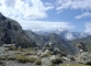 Col des Chevaux avec en toile de fond les Aiguilles de Leschaux, de Talèfre, du Triolet et Mont Dolent