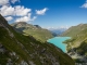 Lac de Moiry vu depuis la Feta d'Août (29 juillet 2018)