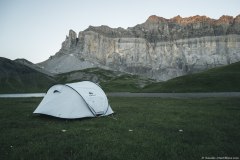 Le Lac d'Anterne est un endroit idéal pour un bivouac (18 août 2019)