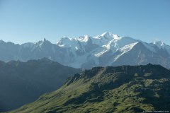 Vue sur le Massif du Mont-Blanc depuis le Col d'Anterne (18 août 2019)