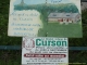 Panneau indicateur pour aller au gîte de Curson (5 juin 2006)
