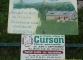 Panneau indicateur pour aller au gîte de Curson (5 juin 2006)
