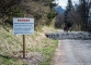 La route goudronnée menant au Châtelet d'Ayères est désormais fermée (17 avril 2017)