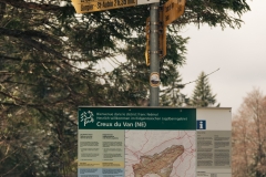 Arrivé au Pré au Favre, prendre la route goudronnée vers le Creux-du-Van (5 mai 2019)