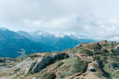 Vue sur les sommets du Valais (26 aout 2018)