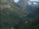 Pointe de la Terrasse et Aiguille de Loriaz depuis le bas de la piste de ski empruntée le matin