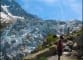 Sentier longeant le glacier
