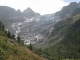 Glacier du Trient qui a considérablement reculé depuis une vingtaine d'années (24 août 2013)