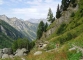 Sentier en direction de la Fenêtre d'Arpette sous l'Arête de la Lys (24 août 2013)