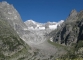 Glacier du Triolet suplombé par l'Aiguille de Talèfre