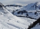 Superbe montée avec le Mont Blanc en arrière plan (29 janvier 2006)