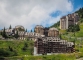 Bâtiments d'architecture moderne à Avoriaz (2 aout 2015)