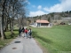 Route goudronnée au départ à St-Cergue (23 avril 2017)