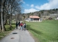 Route goudronnée au départ à St-Cergue (23 avril 2017)