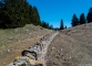 Chemin du retour allant vers la Barillette le long d'un mur typique du Massif du Jura (23 avril 2017)