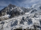 Aiguille du Midi et Glacier des Bossons