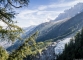 Vue sur le Glacier des Bossons