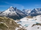 À gauche, l'imposante Aiguille Verte (11 juin 2017)