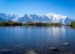 Vue sur la Chaine du Mont-Blanc depuis le Lac des Chéserys (7 aout 2015)