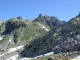 Un peu de neige persiste sur le sentier (25 juillet 2006)