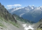 Panorama sur le Glacier du Tour, l'Aiguille d'Argentière, le Glacier d'Argentière et l'Aiguille Verte