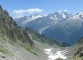 Panorama sur le Glacier du Tour, l'Aiguille d'Argentière, le Glacier d'Argentière et l'Aiguille Verte (25 juillet 2006)