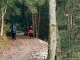 Le sentier commence son ascension dans la forêt (25 novembre 2018)