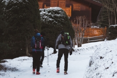 Départ du sentier à la Frasse (25 novembre 2018)