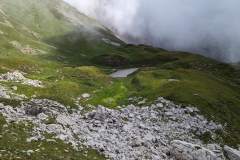 Lac de Peyre en montant au Col de Balafrasse (30 juillet 2023)