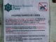Panneau de la Réserve Naturelle de Passy (10 juillet 2010)