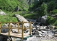 Passerelle sur le torrent du Souay (10 juillet 2010)