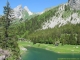 Le Lac de Taney avec les Jumelles à l'arrière plan