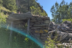 Ruine A Bénévu 1950m (29 juillet 2024)