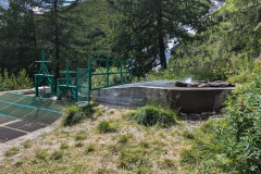 Captage de l'eau du torrent (29 juillet 2024)